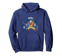 Avatar: The Last Airbender Aang Katara Sokka Action Blast Pullover Hoodie