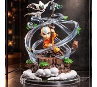 Quantum Mechanix AVATAR AIRBENDER - Aang - Diorama Q-Fig Max Elite 23cm, Multi-c