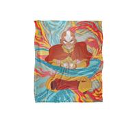 Avatar The Last Airbender Aang Silky Touch Super Soft Throw Blanket 152 X 127 cm Avatar: The Last Airbender White One Size