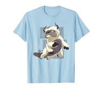Avatar The Last Airbender Appa Flying Bison Air Nomads T-Shirt, Men, Baby Blue, Medium