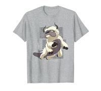 Avatar The Last Airbender Appa Flying Bison Air Nomads T-Shirt, Men, Heather Grey, 3X-Large