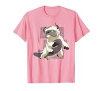 Avatar The Last Airbender Appa Flying Bison Air Nomads T-Shirt, Men, Pink, X-Large