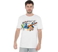 Avatar The Last Airbender Avatars Group Unisex T Shirt, White, Large