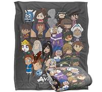 Avatar The Last Airbender Chibi Group Silky Touch Super Soft Throw Blanket 152 X 127 cm