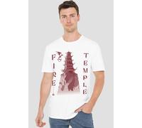Avatar The Last Airbender Fire Temple T-Shirt, White | Size: 2XL Avatar White 2XL