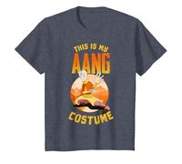 Avatar: The Last Airbender Halloween This is My Aang Costume T-Shirt, Youth, Heather Blue, Medium
