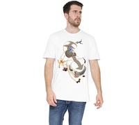 Avatar The Last Airbender Hang On Appa Unisex T Shirt, White, Large