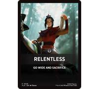 Avatar: The Last Airbender Jumpstart - Relentless (Front Summary Card) | Avatar: The Last Airbender