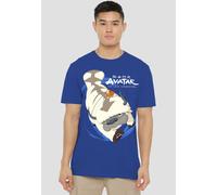 Avatar: The Last Airbender Men's Avatar The Last Airbender Appa In Flight T-Shirt-Royal Blue in Royal | Size: 3XL Avatar: The Last Airbender Royal 3XL