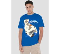 Avatar: The Last Airbender Men's Avatar The Last Airbender Appa In Flight T-Shirt, Royal Blue | Size: 4XL Avatar: The Last Airbender Royal 4XL