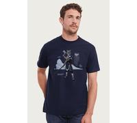 Avatar: The Last Airbender Men's Sokka Water Tribe Warrior T-Shirt in Navy | Size: 2XL Avatar: The Last Airbender Navy 2XL