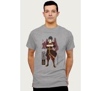 Avatar: The Last Airbender Men's Zuko Fire Destiny Quote T-Shirt in Mid Grey | Size: Large Avatar: The Last Airbender Mid Grey L