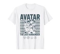 Avatar: The Last Airbender Nations Unite Portrait Badge T-Shirt