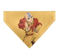 Avatar The Last Airbender Pet Bandana Avatar The Last Airbender Action Pose and Title Logo Yellow Slip On Collar Bandana Only