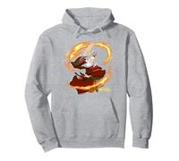 Avatar: The Last Airbender Roku Pullover Hoodie, Adult Unisex, Heather Grey, XX-Large