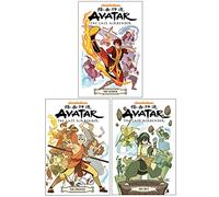 Avatar The Last Airbender Series Collection 3 Books Set (The Search Omnibus, The Promise Omnibus, The Rift Omnibus)