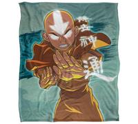 Avatar: The Last Airbender Silky Anime Aang Supersoft Blanket Multicoloured (One Size)