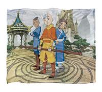 Avatar: The Last Airbender Silky Characters Supersoft Blanket White/multicoloured (One Size)
