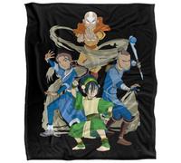 Avatar: The Last Airbender Silky Elements Supersoft Blanket Black/multicoloured (One Size)