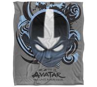 Avatar: The Last Airbender Silky Kanji Supersoft Blanket Grey/blue/black (One Size)