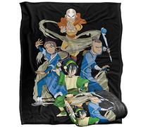 Avatar The Last Airbender Team Elements Silky Touch Super Soft Throw Blanket 152 X 127 cm, White