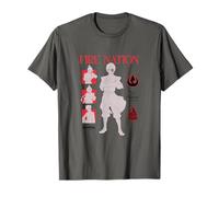 Avatar The Last Airbender Zuko Azula Mai Ty Lee Portrait T-Shirt