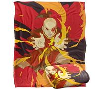 Avatar The Last Airbender Zuko Silky Touch Super Soft Throw Blanket 152 X 127 cm, White