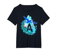 Avatar: The Way of Water Scenic Pandora Blue Vignette T-Shirt, Women's Plus, Black, 1X
