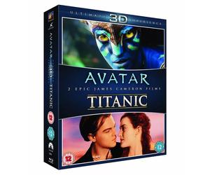 AVATAR / TITANIC [Blu-ray 3D + 2D] UK Exclusive 3D James Cameron Films Box Set