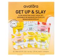 Avatara - Sheet Mask Set, Facial Mask Variety Set of 6, Face Mask Skincare with Natural Extracts, Hydrating Face Mask Skin Care Set, Sheet Masks Made with Tencel Fibers, All Skin Types, Teen Skincare