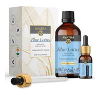 Avatra Blue Lotus Essential Oil for Skin, Candles, & Aromatherapy | Natural & Undiluted Essential Oil | for Diffuser, Soaps, Candles | Therapeutic Grade Essential Oil- 3.38 Fl Oz
