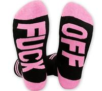 Avavani Funny Socks for Women Men - FUCK OFF Letter Print