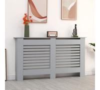 Avc Designs Kensington Radiator Cover Modern Mdf Wood Grey Horizontal Slat Living Room Bedroom Hallway Cabinet (Large)