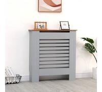 Avc Designs Kensington Radiator Cover Modern Mdf Wood Grey/oak Horizontal Slat Living Room Bedroom Hallway Cabinet (Small)