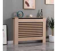 Avc Designs Kensington Radiator Cover Modern Mdf Wood Unfinished Horizontal Slat Living Room Bedroom Hallway Cabinet (Medium)