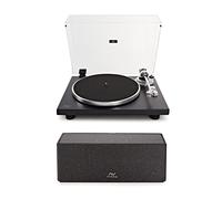 AVCOM 2.0 Active Speaker Turntable System with Audio-Technica Stylus Black