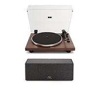 AVCOM 2.0 Active Speaker Turntable System with Audio-Technica Stylus Black & Walnut