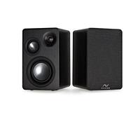AVCOM 3-Way Active Bookshelf Speaker Pair Charcoal Black