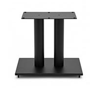 AVCOM Centre Speaker Stand 450mm, Single, Matt Black | Steel build with 4mm top plate, floor spikes with protective covers, positions centre speaker for clear sound