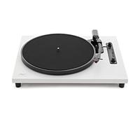 AVCOM Contemporary Turntable with Bluetooth Built-in Speakers Wireless Vinyl Record Player Support 3-Speed 3 Record Sizes, White