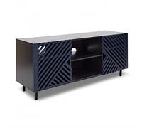 AVCOM Large TV Cabinet Black Custom Bundle