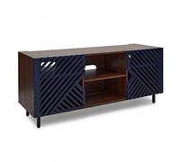 AVCOM Large TV Cabinet Walnut Custom Bundle