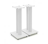 AVCOM Speaker Stands 60cm with Cable Management, Matt White (Pair)