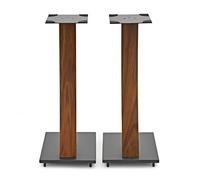 AVCOM Speaker Stands 650mm with Cable Management Wooden Effect, Walnut, Pair