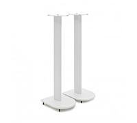 AVCOM Speaker Stands 900mm Steel Construction with Cable Management, Matt White (Pair)