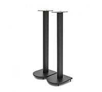 AVCOM Speaker Stands 900mm with Cable Management, Matt Black (Pair) | Elevates speakers to ideal listening height, hidden cable routing, includes anchoring spikes for hard floors