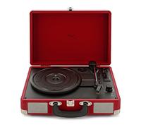 AVCOM Suitcase Turntable with Bluetooth Red