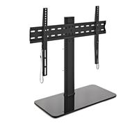 AVCOM TV Stand Universal for 32-65 Inch TVs, Table Top with Glass Base