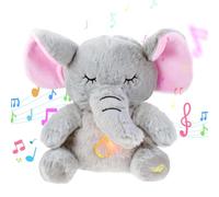 AVCXEC Anxiety Relief Koala, Breathing Teddy Bear for Anxiety, Anxiety Bear Soothing Elephant Plush Toys with Breathing Motion, Relief Koala Teddy Bear for Anxiety Sleeping Otter Baby Toys 0-12 Months