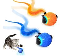 AVCXEC Cat Toys, Dog Games, Cats in the Home Intelligent Automatic Rolling Ball, Interactive Ball USB Rechargeable Interactive Toys for Large and Medium Dogs